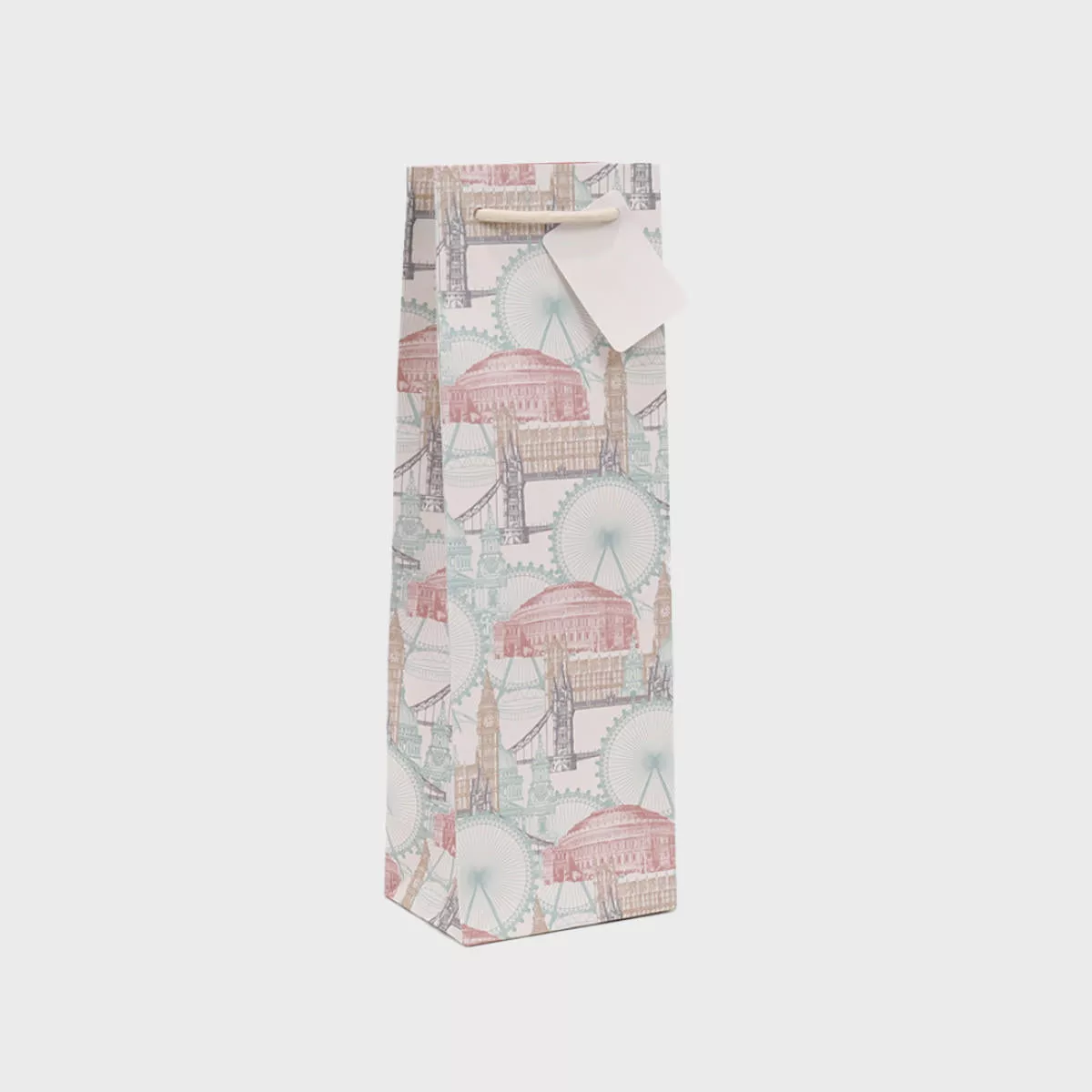 1 Bottle london cityscape gift bag