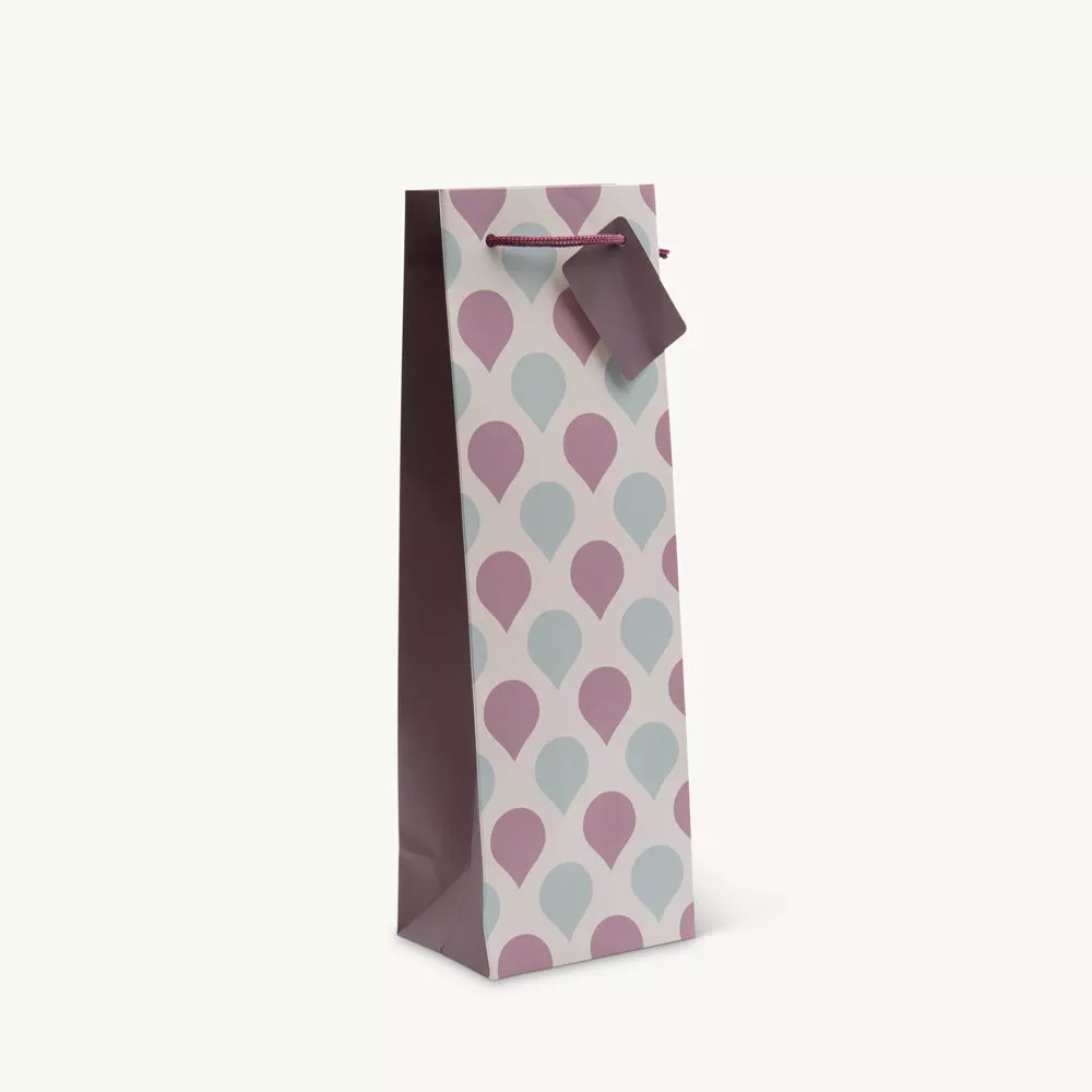 1 bottle purple droplet gift bag