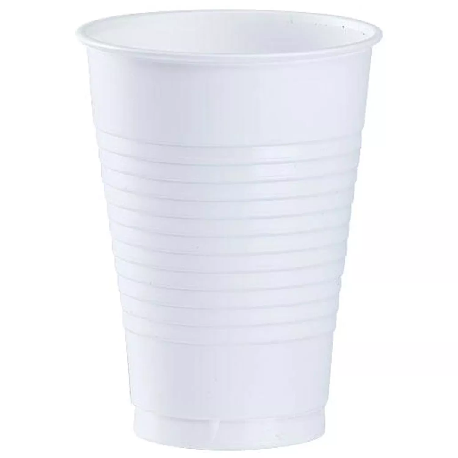 12oz White Plastic Disposable Party Cup