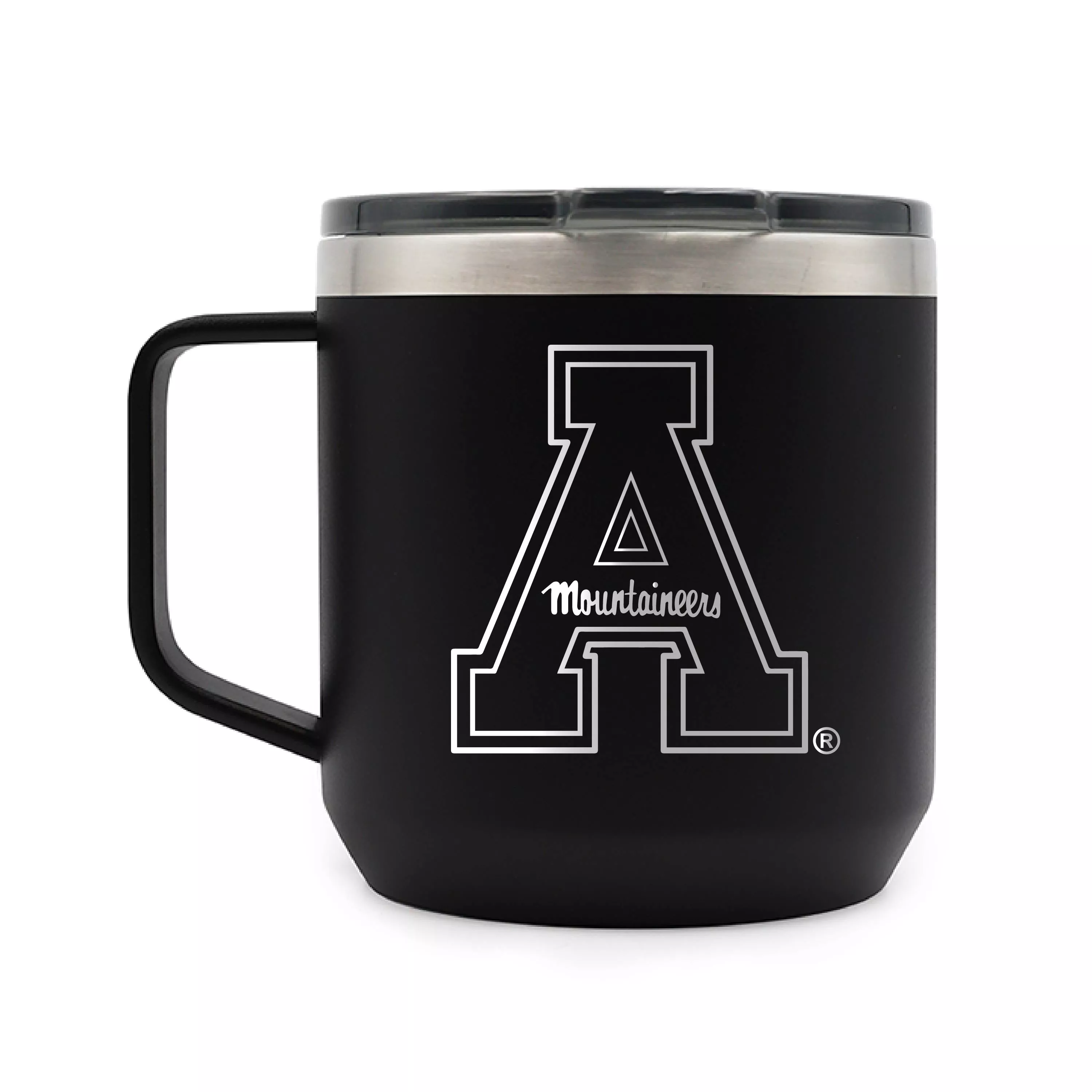 16 oz Coffee Mug - Block A - Black