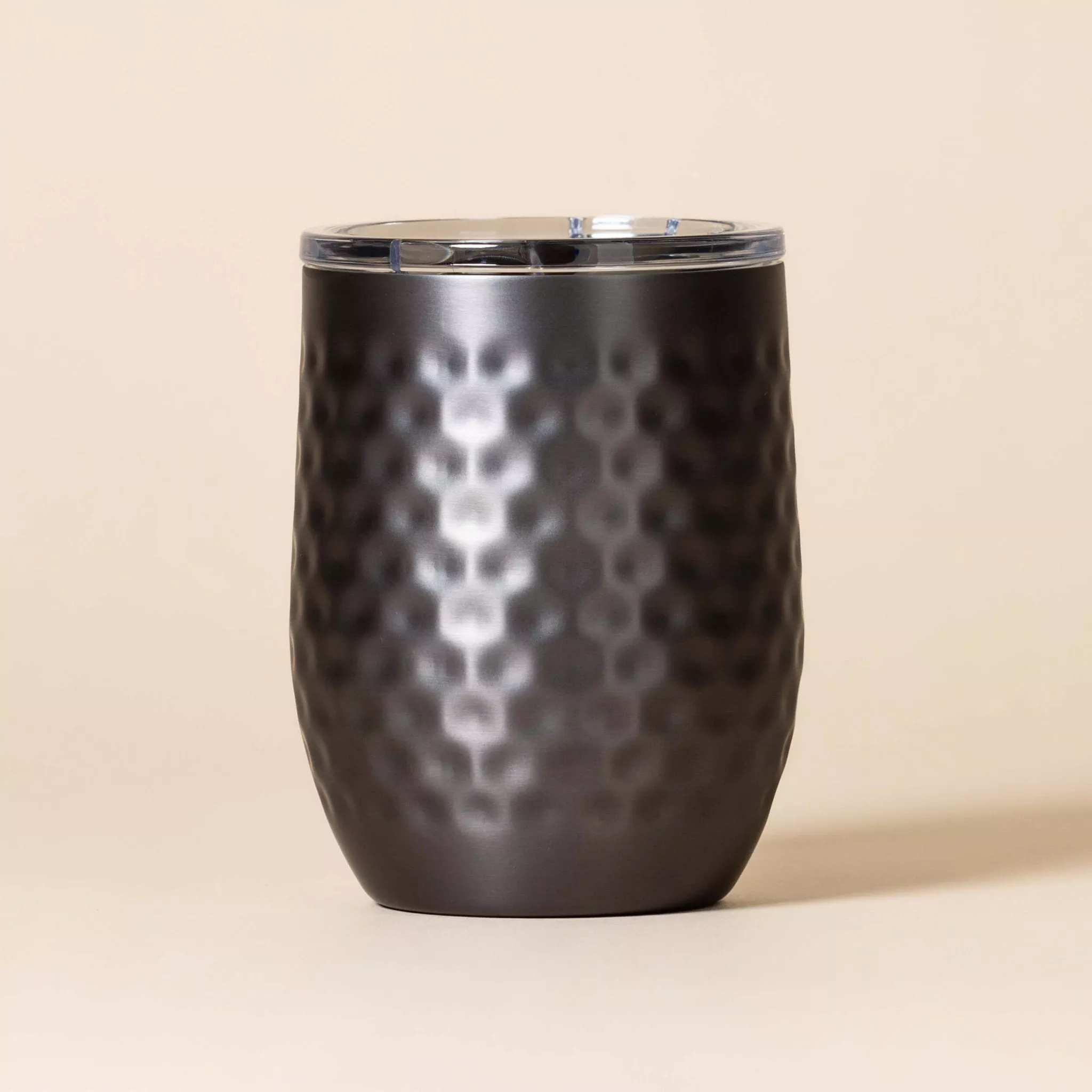 16 oz. Stemless | Hammered Gunmetal