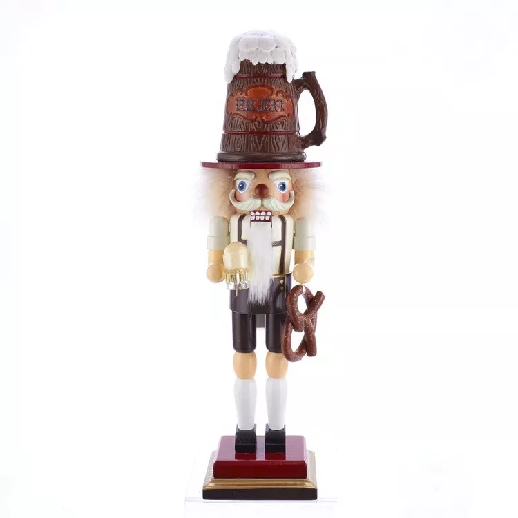 17.5 Hollywood Beer and Pretzel Nutcracker