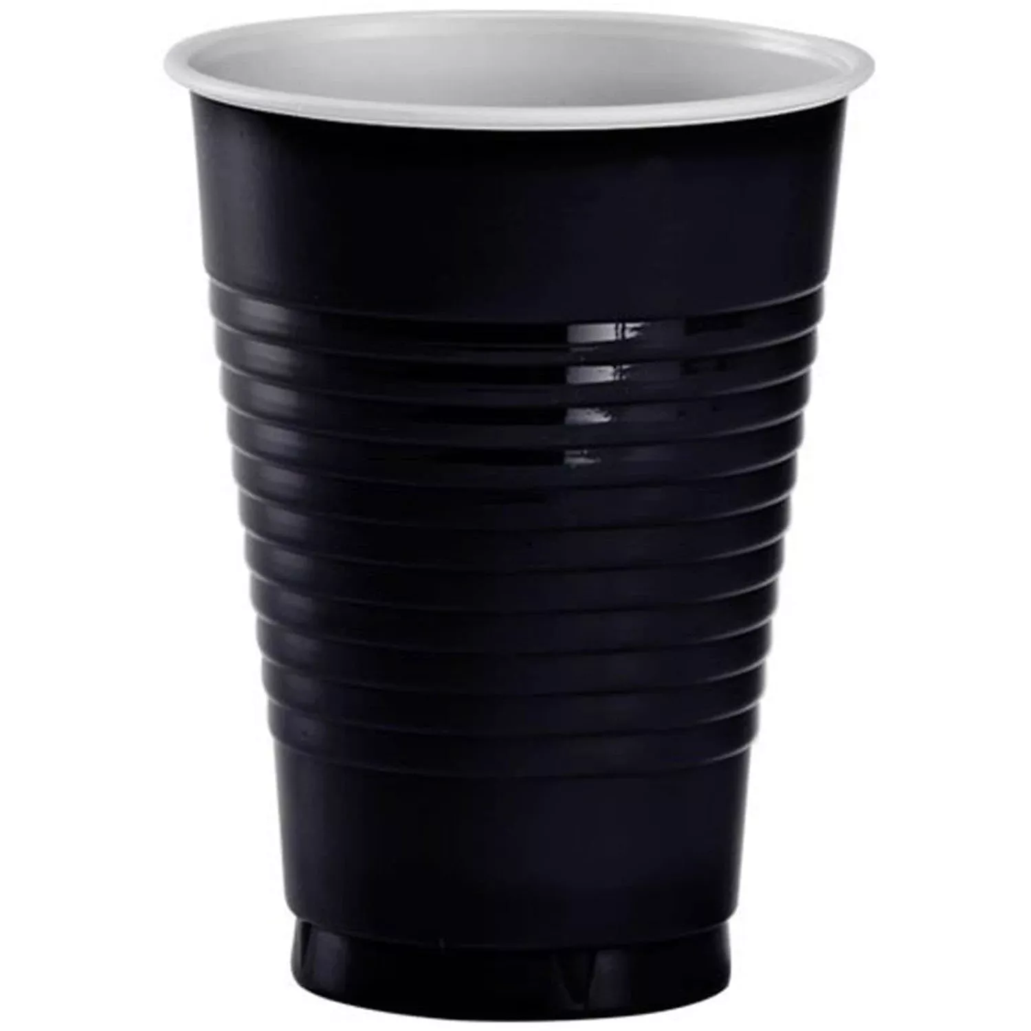 18oz Plastic Cups Black | Black Solo Cups