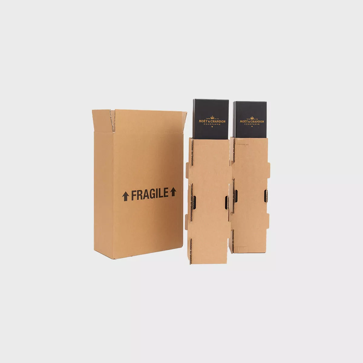 2 bottle Mailsafe gift box shipping box