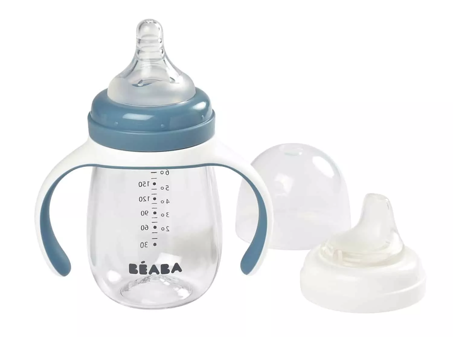 2-in-1 Bottle To Sippy Learning Cup