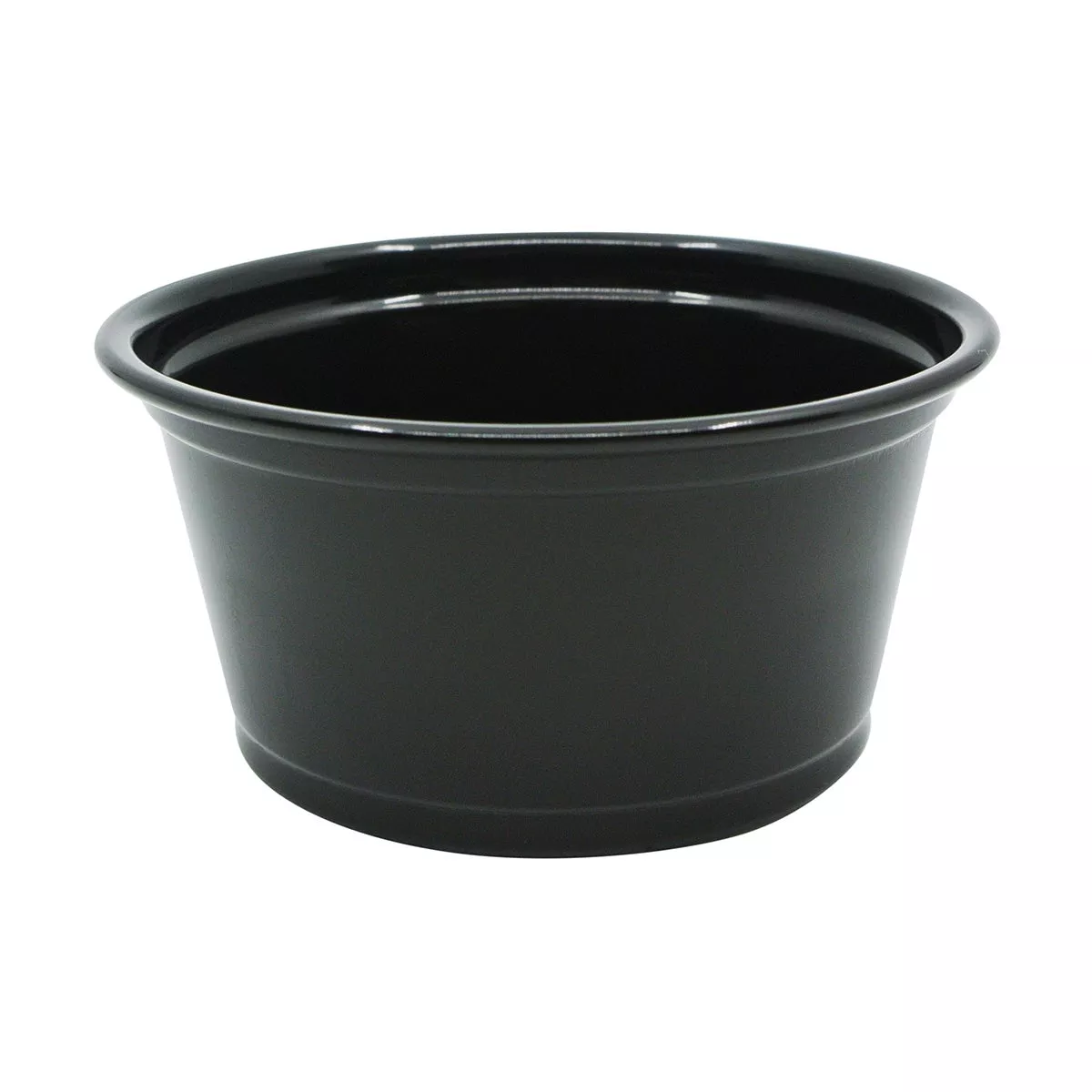 2 Oz Black Plastic Souffle Cup (PC200-BK-250)