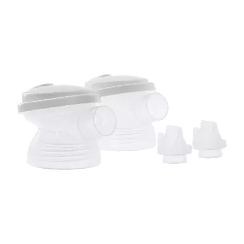 [2 Pack] Loveamme T-Joint with Valves (for Mam/Pigeon Bottles) 2pc