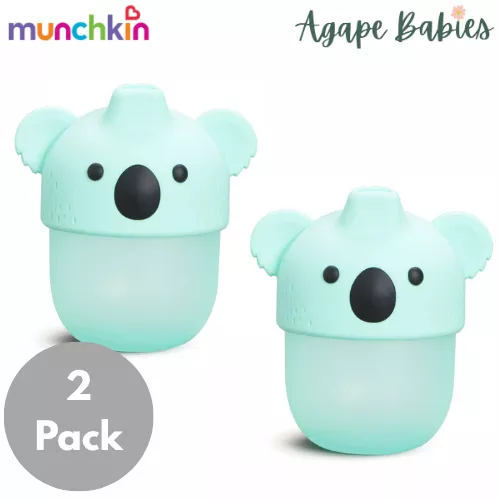 [2 Pack] Munchkin Koala Soft-Touch Spill-Proof Sippy Cup – 8oz