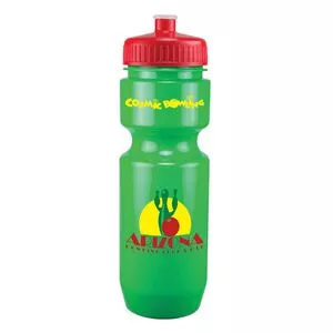 22 Oz. Bike Bottle w/ Push Pull Lid - Solid Colors