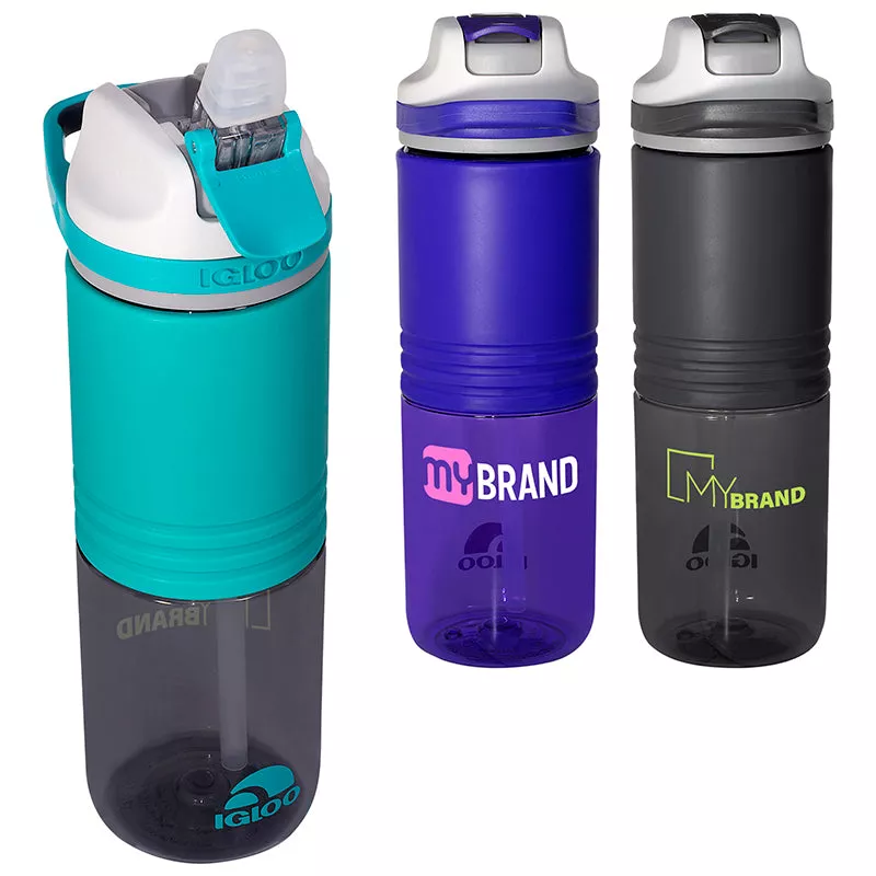 24 Oz. Swift Silicone Straw Bottle by Igloo