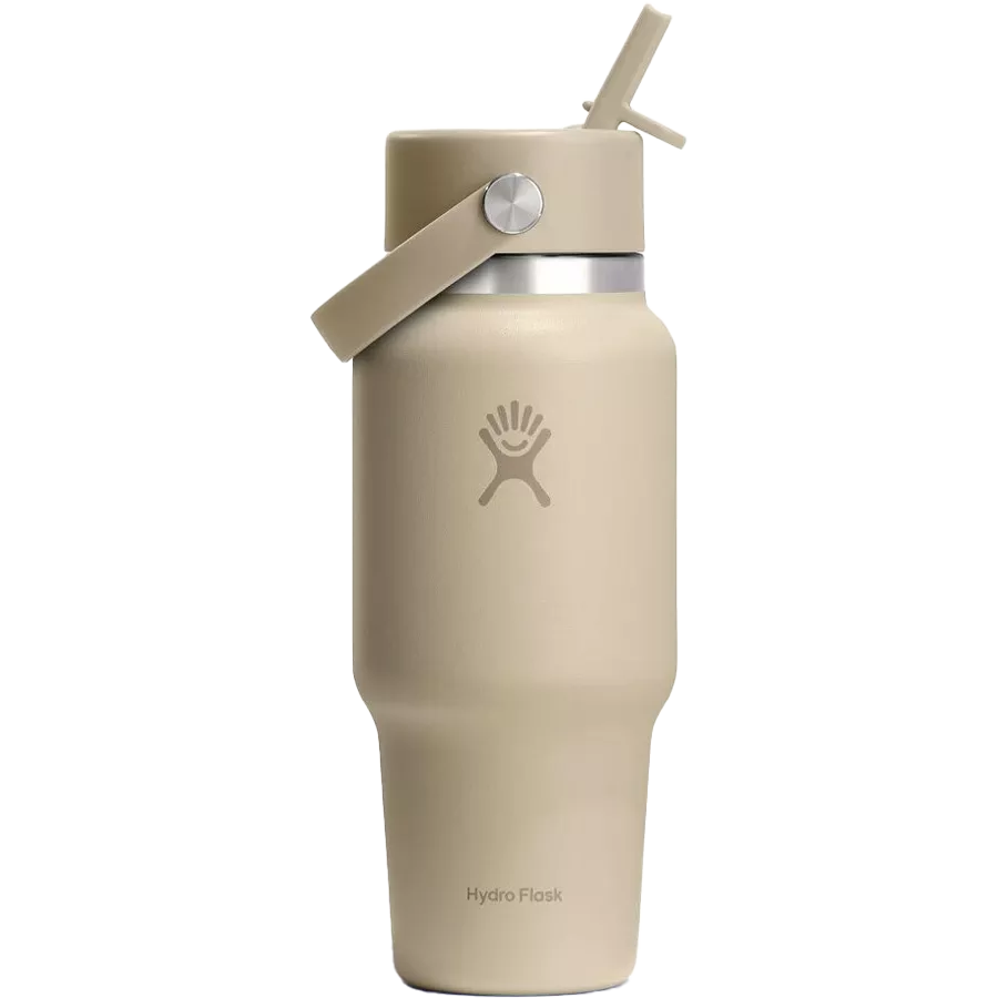 24 oz Wide Flex Straw Travel Bottle