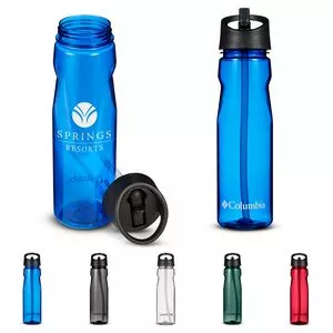 25 Oz. Columbia Tritan Water Bottle w/Straw Top