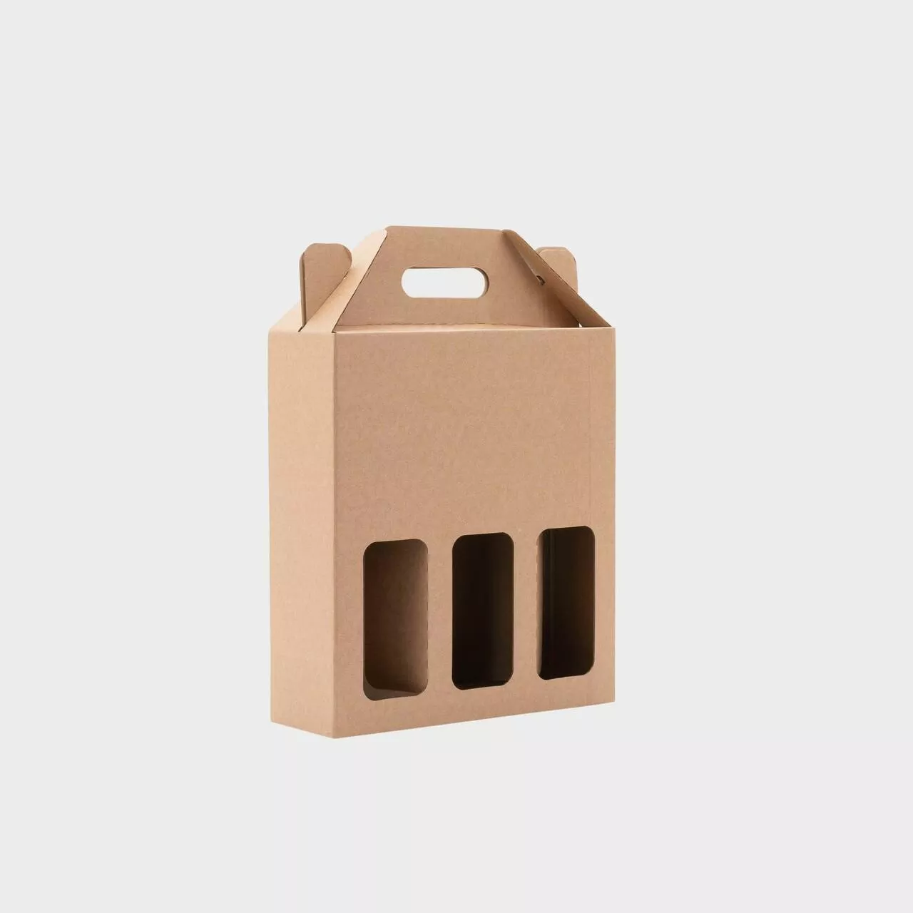 3 bottle 500ml beer kraft box
