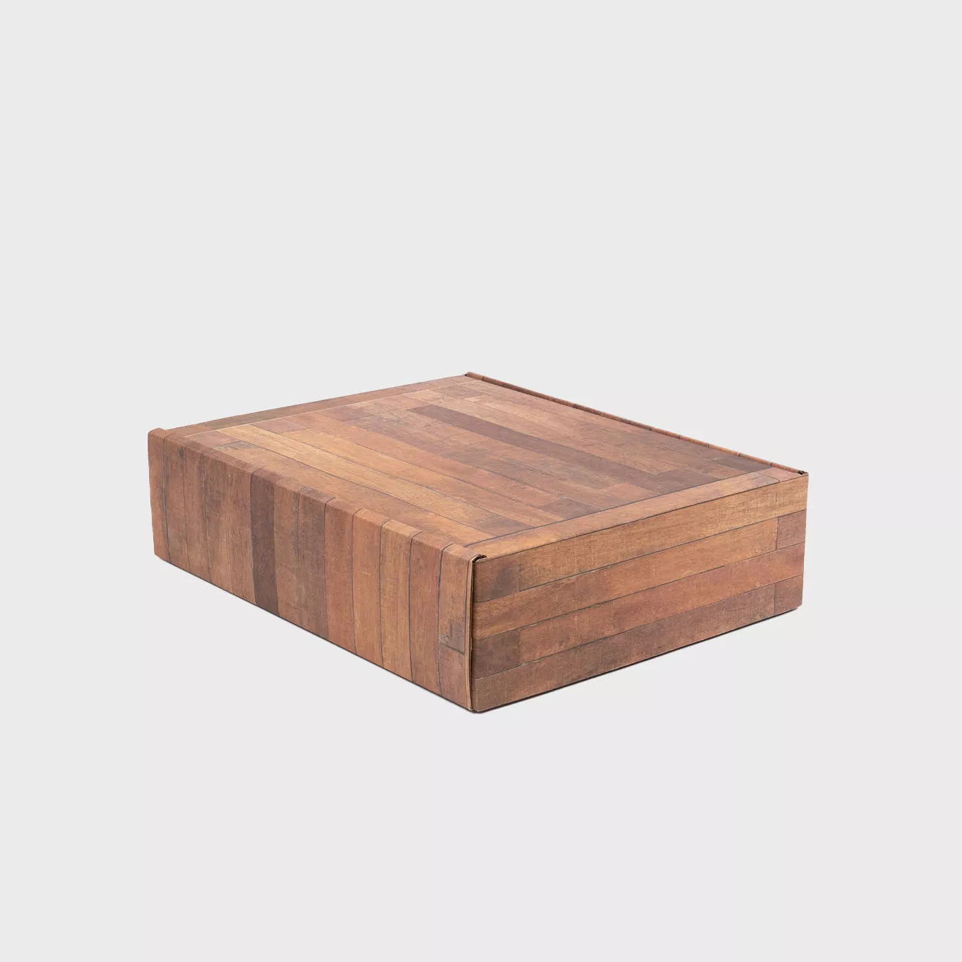 3 Bottle wood effect front opening gift box