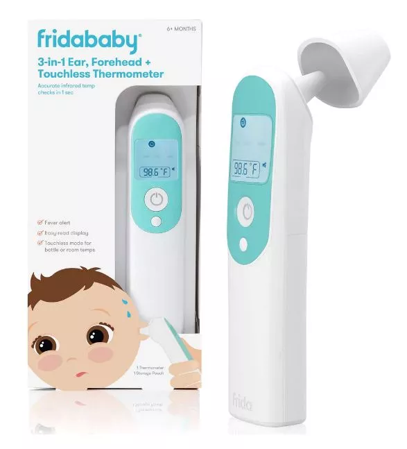 3-in-1 Ear, Forehead + Touchless Infrared Thermometer