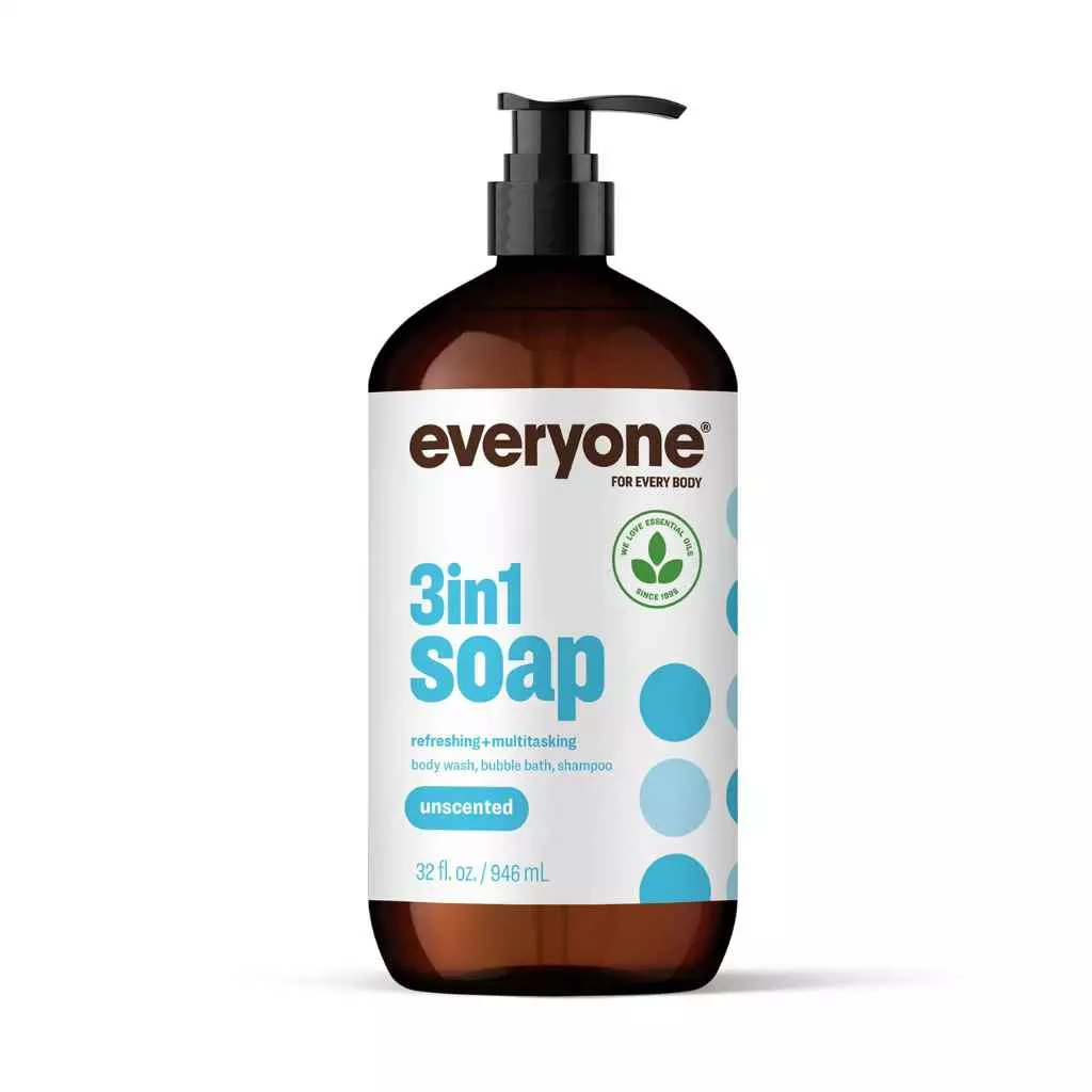 3 in 1 Soap Unscented 32 oz.