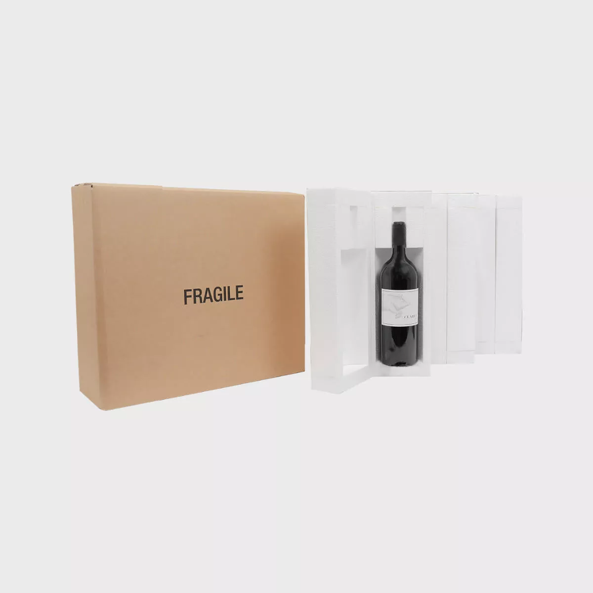 3 magnum bottle Polysafe shipping box