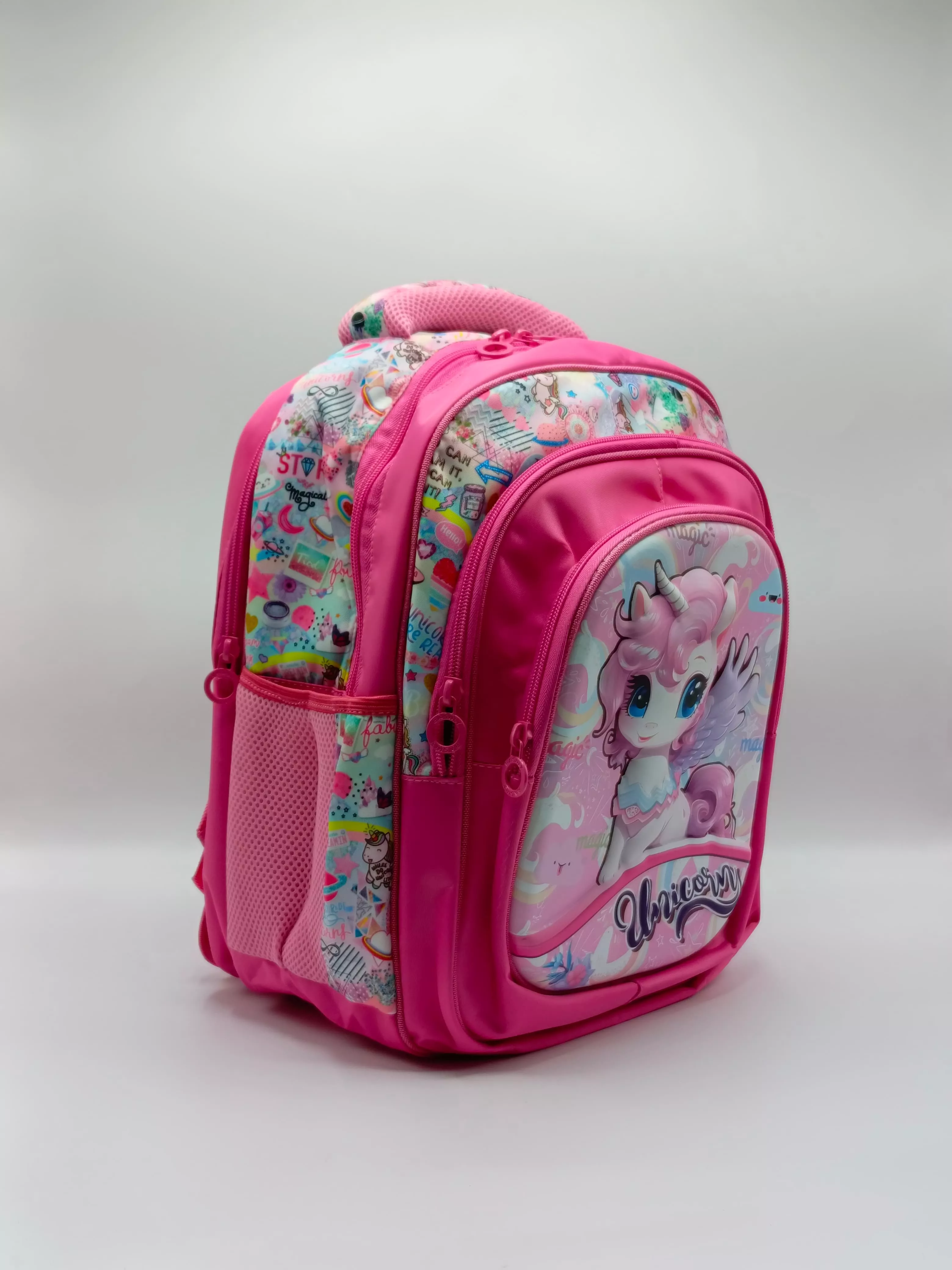 3D Unicorn Backpack Adorable School Bag for Girls