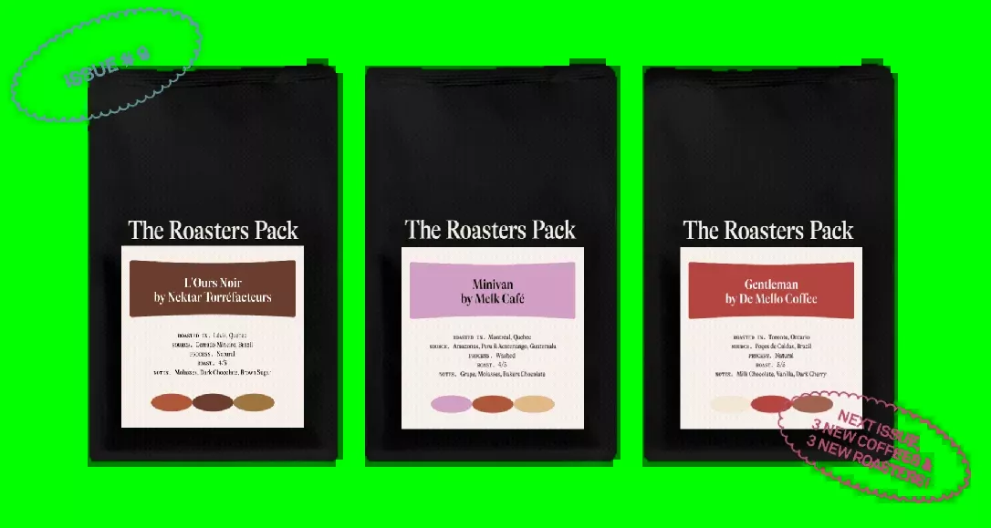 3x4oz – The Roasters Pack – Dark & Earthy (Dark Roasts) – 1 Issue