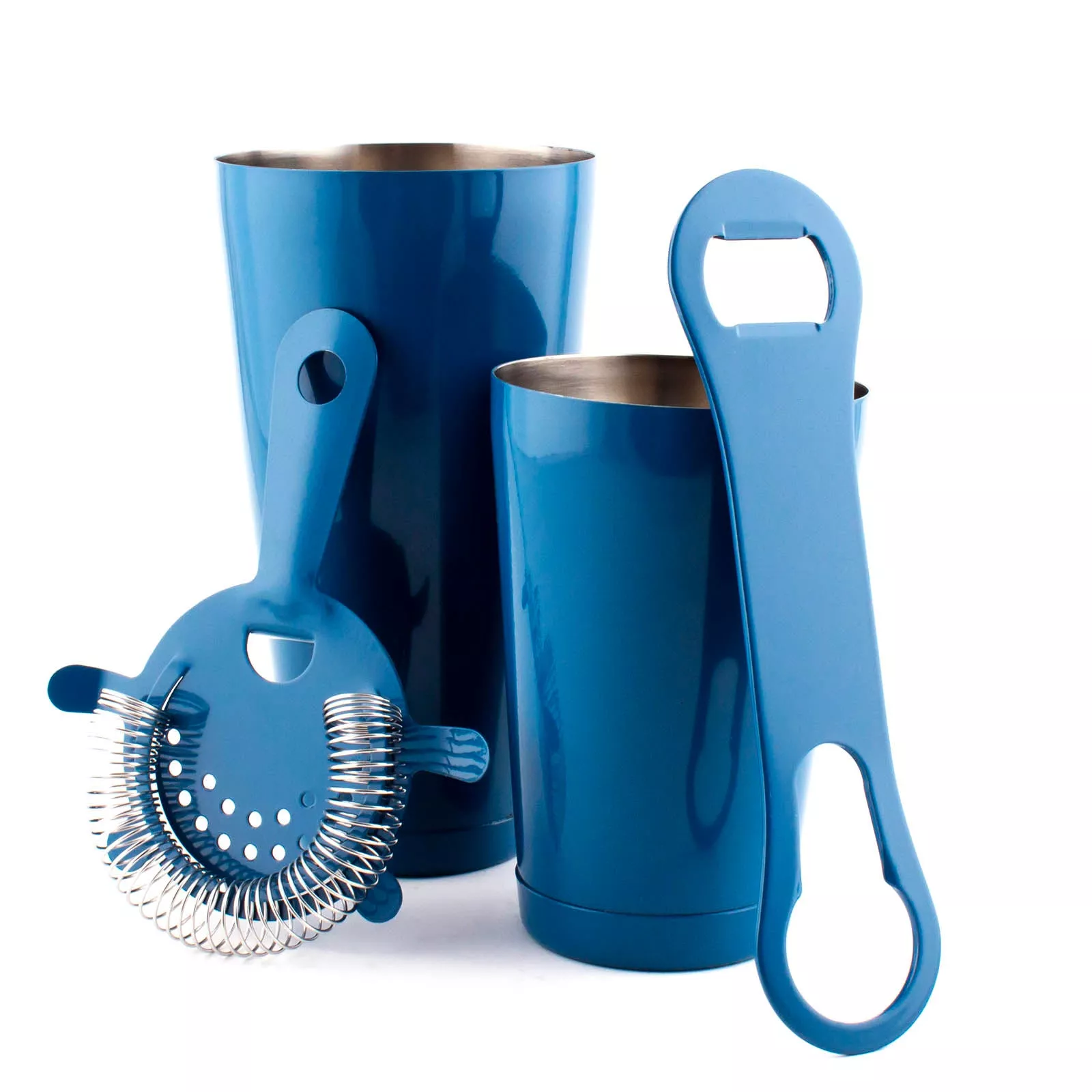 4 PIECE BAR SET W/ V-ROD - AZURE BLUE