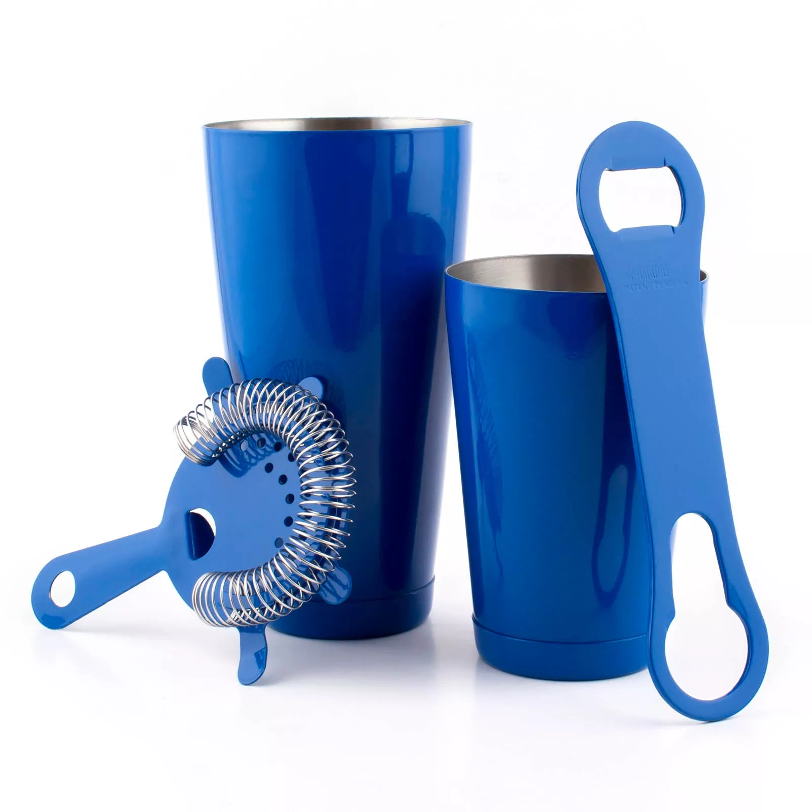4 piece Bar Set with V-Rod - Signal Blue