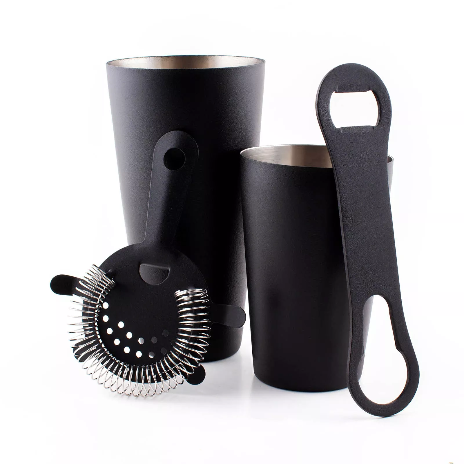 4 piece Set w/V-Rod - Black Grip