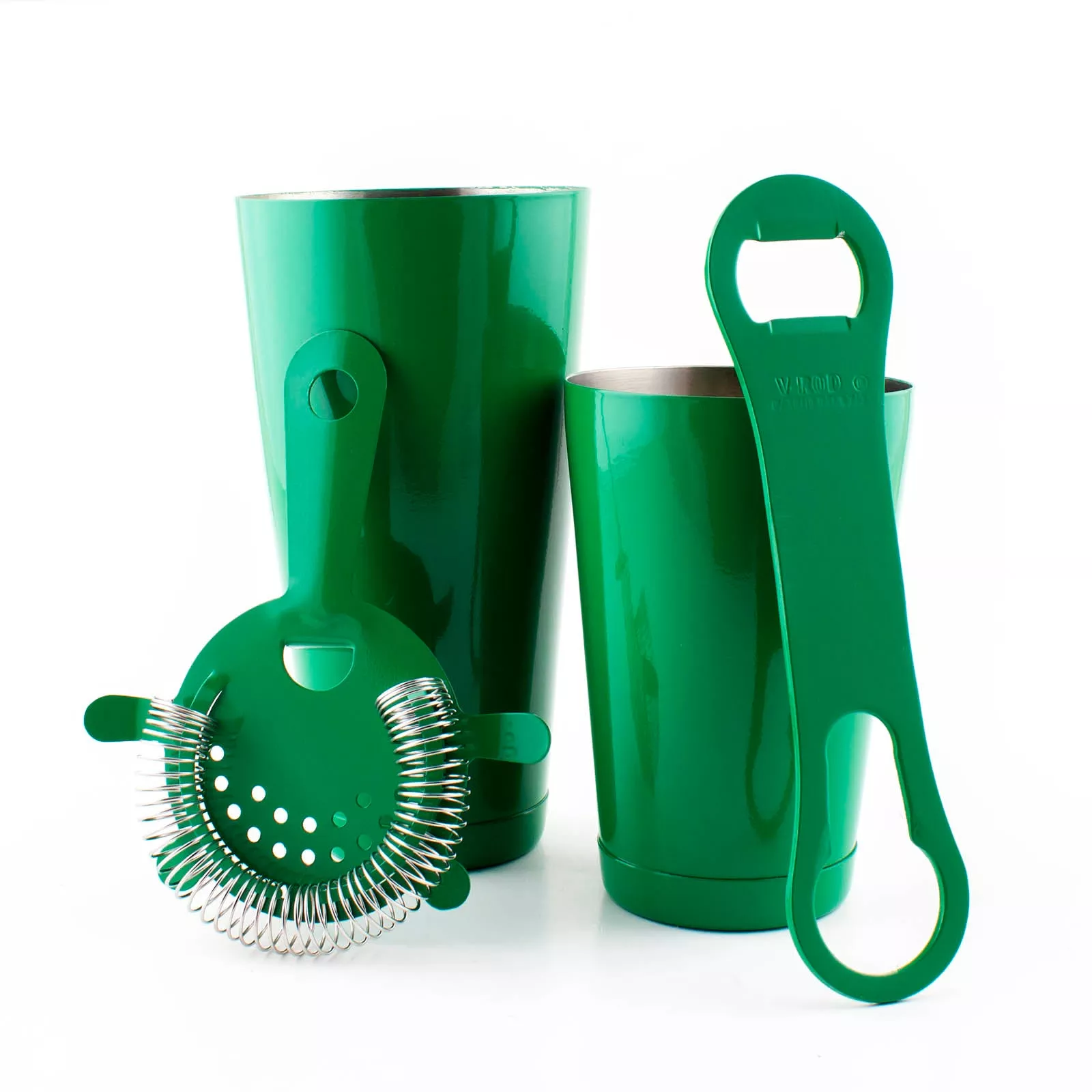 4 piece Set w/ V-Rod - Emerald Green