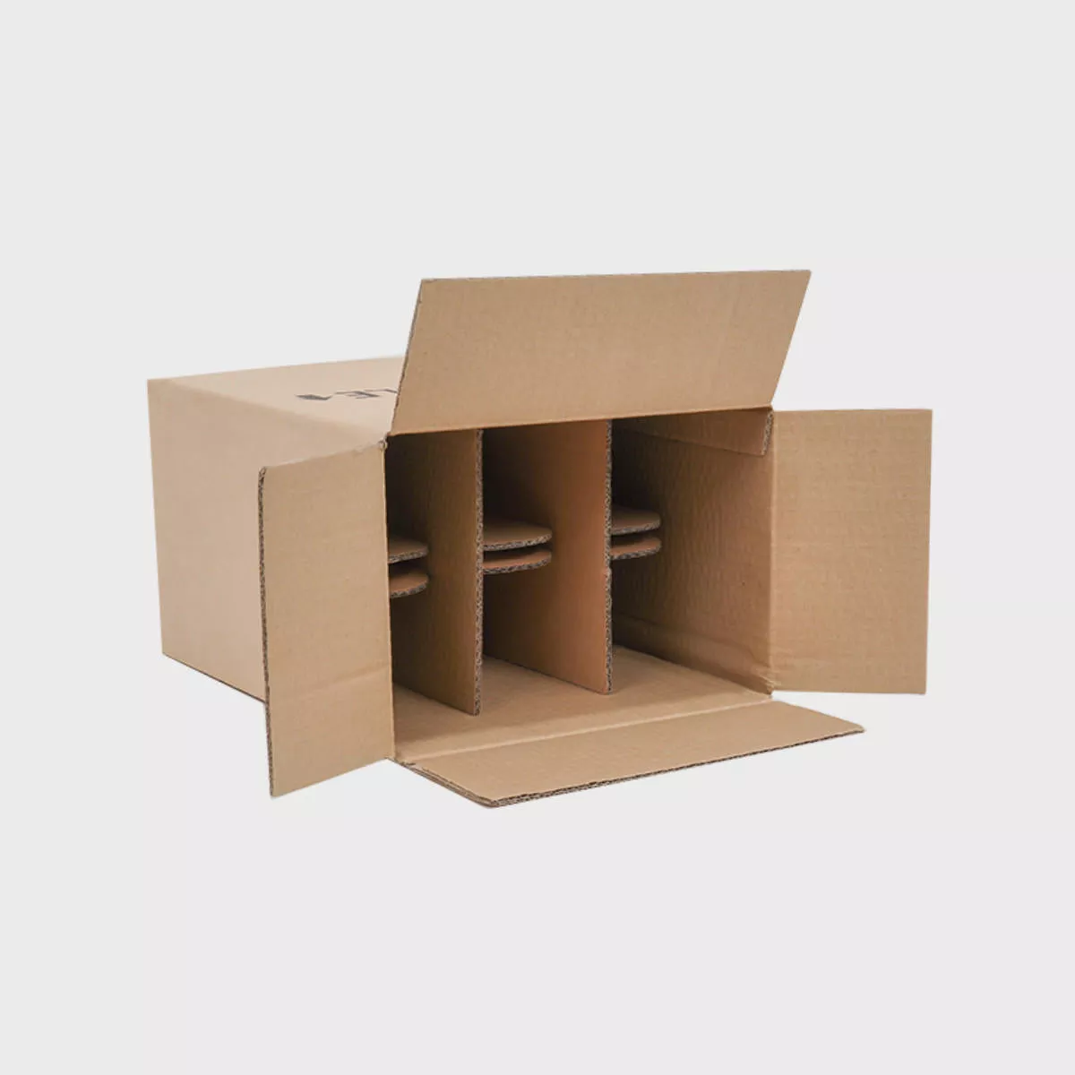 6 bottle budget shipping box