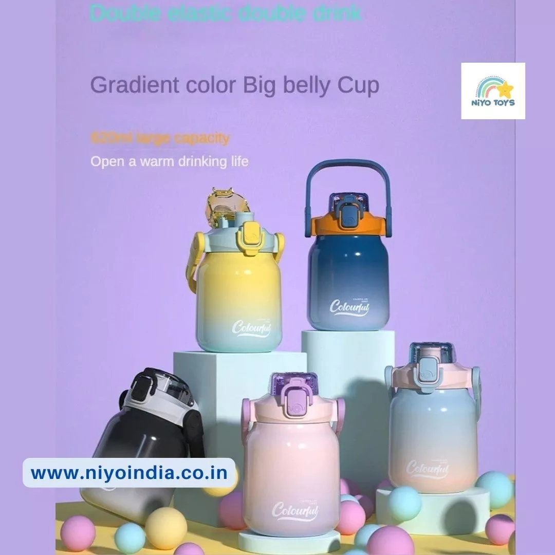 620ml Double Drink Bottle - Gradient Color Tumbler