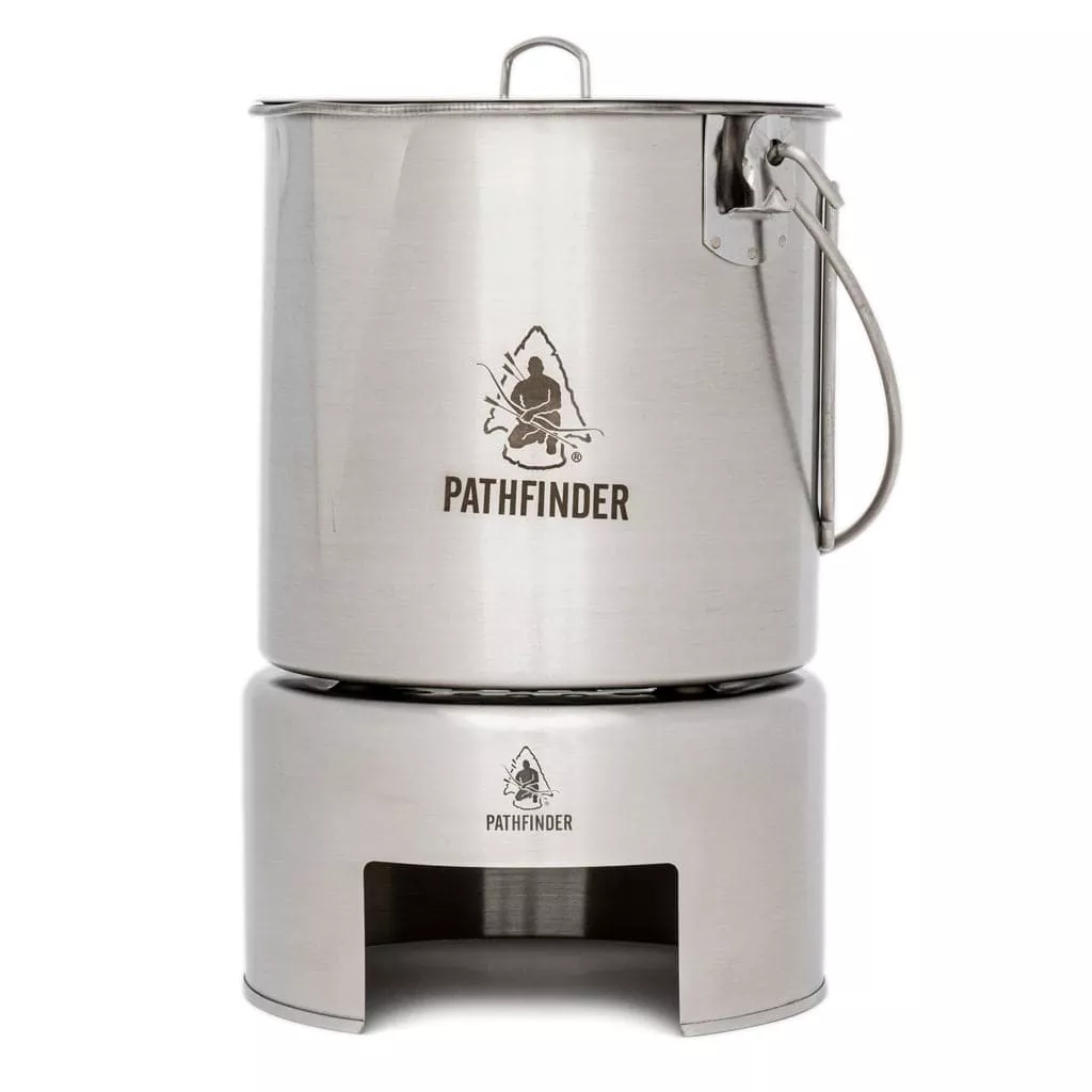 64oz. Bush Pot & Stove Stand COMBO