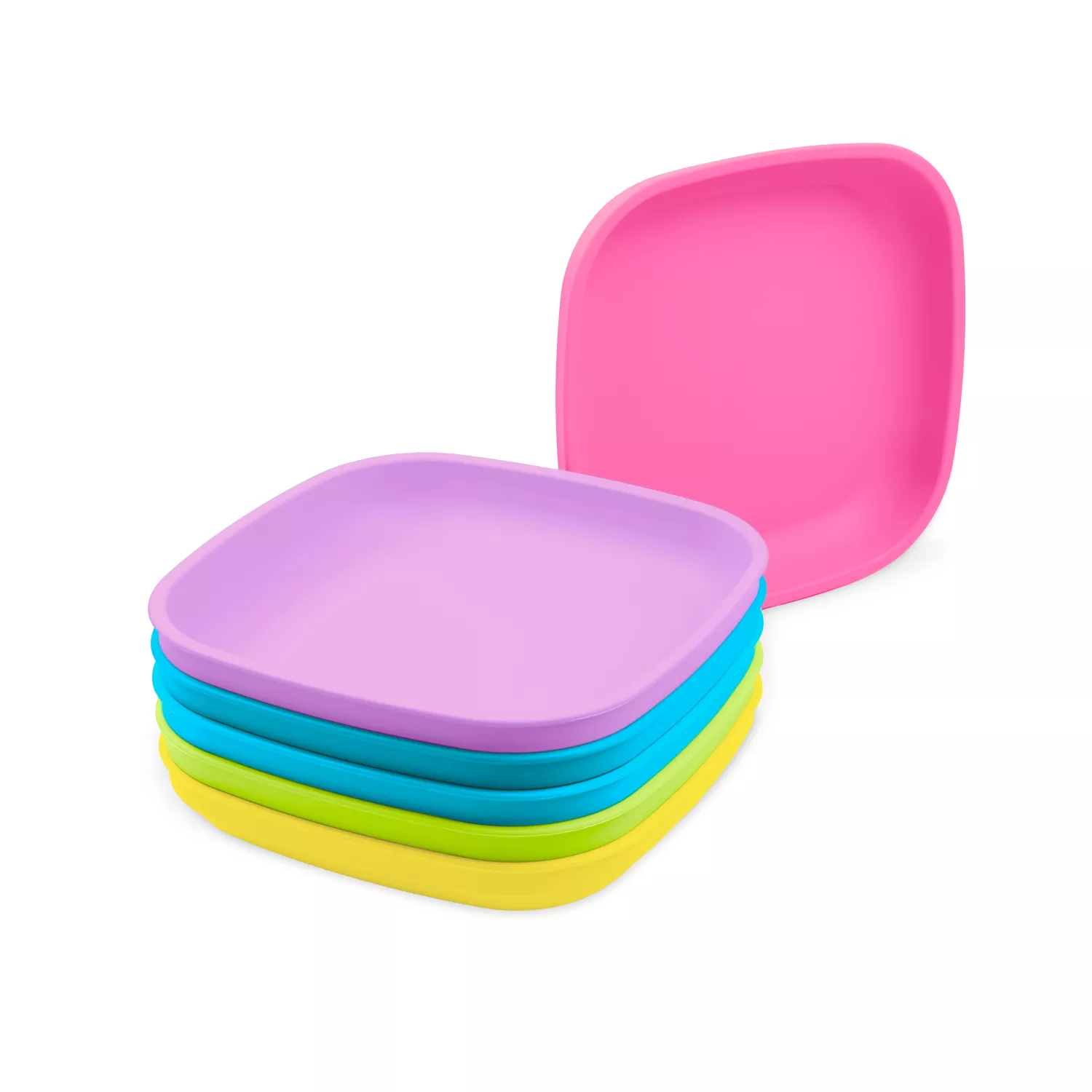 7 Flat Plate Set USA Made from Recycled Materials