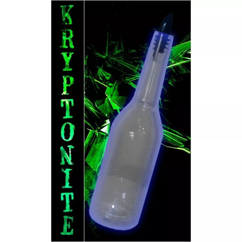 750ml Kryptonite Flair Bottle - Clear w/ Light Show