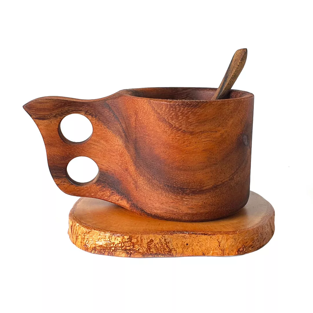 Acacia Wood Kuksa Set|2-Pack&4-Pack