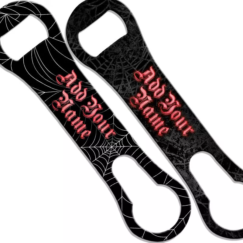 ADD YOUR NAME V-Rod Bottle Opener Gothic