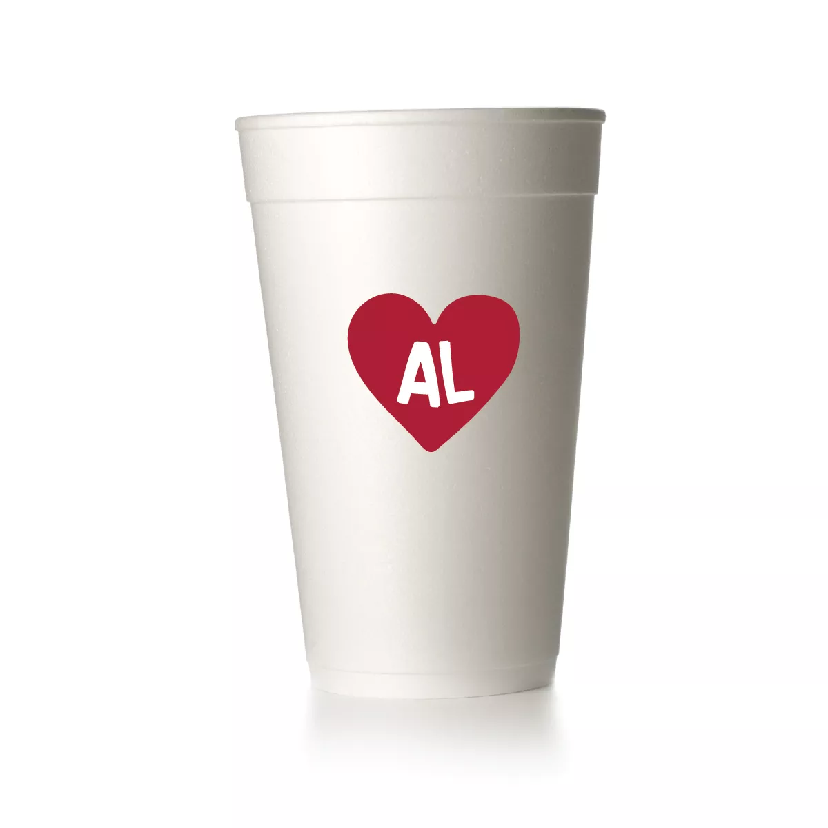 Alabama Heart Cups|Foam&Frost Flex