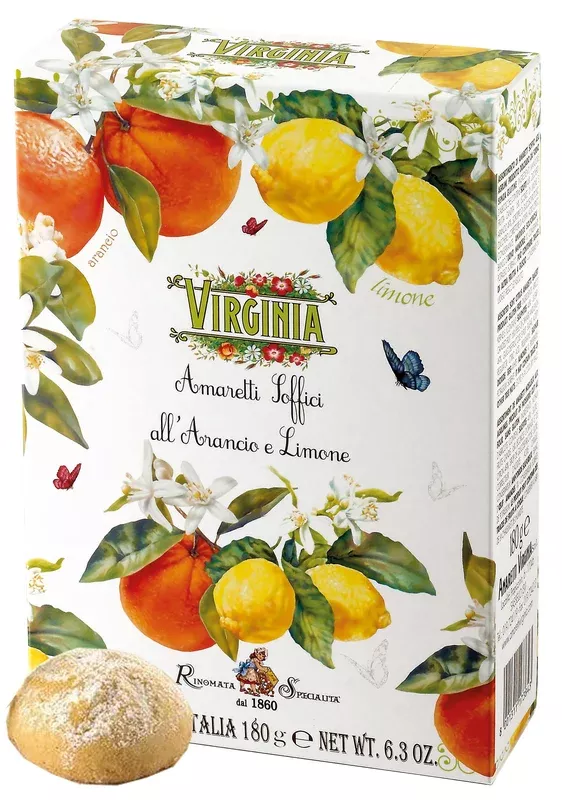 Amaretti (soft) with orange and lemon – Amaretti Virginia