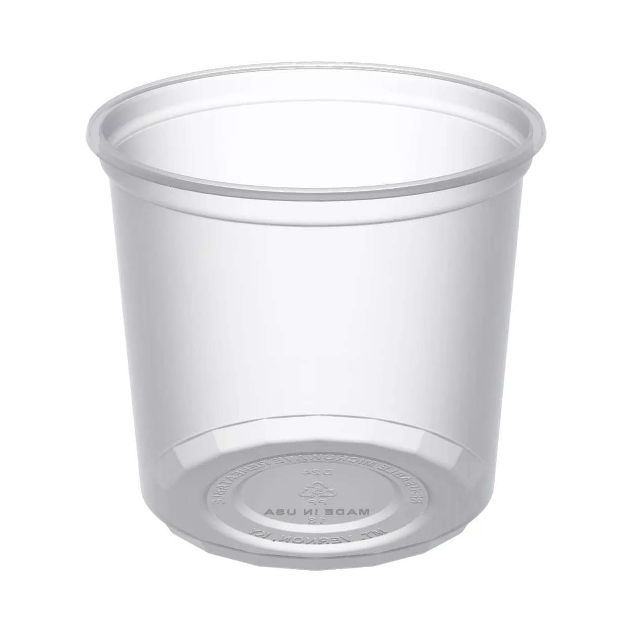 Anchor Packaging Microlite D24CR 24 Oz Clear Microwavable Deli Cup 500/Case