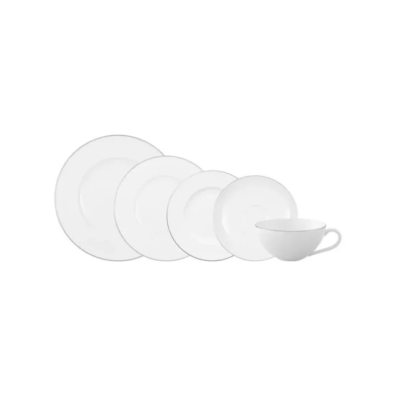 Anmut Platinum No1 Five-Piece Dinnerware Place Setting