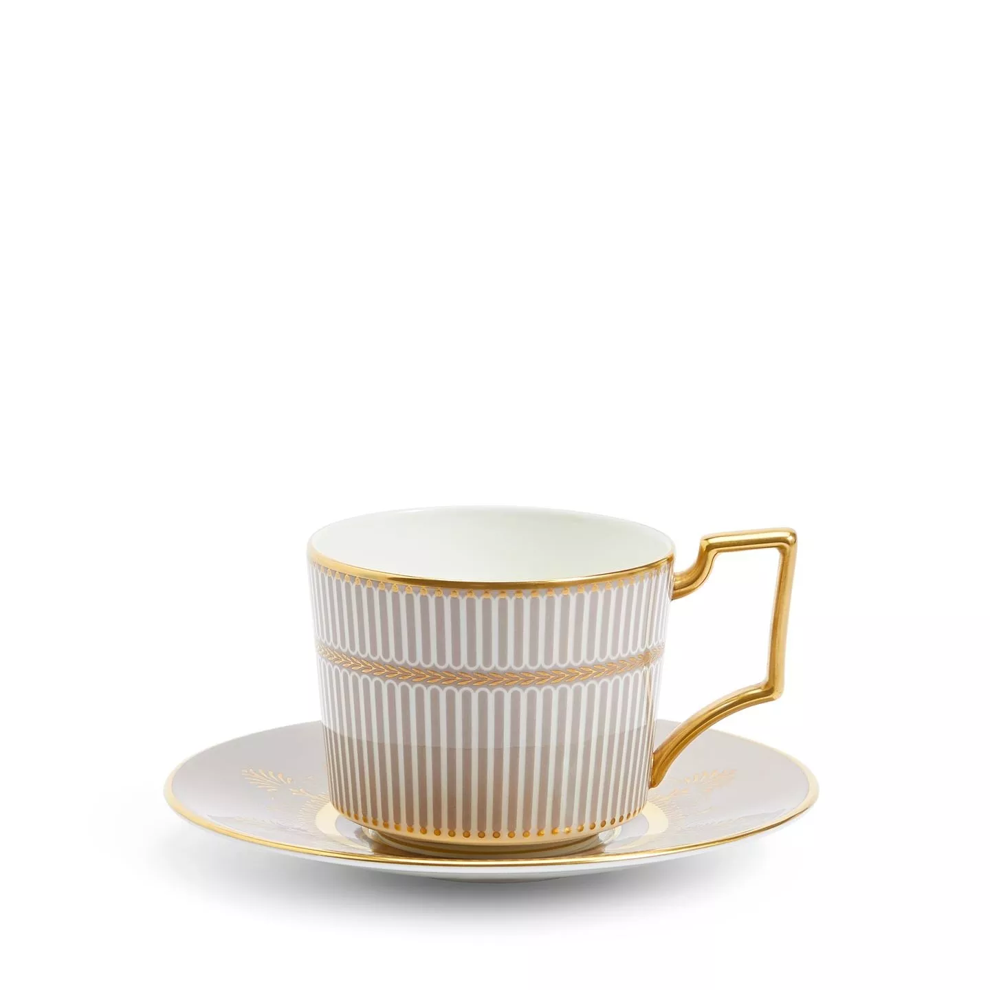 Anthemion Grey Teacup & Saucer