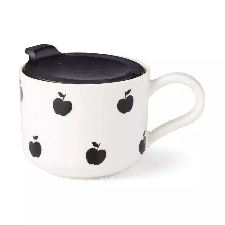 Apple Toss Mug with Lid
