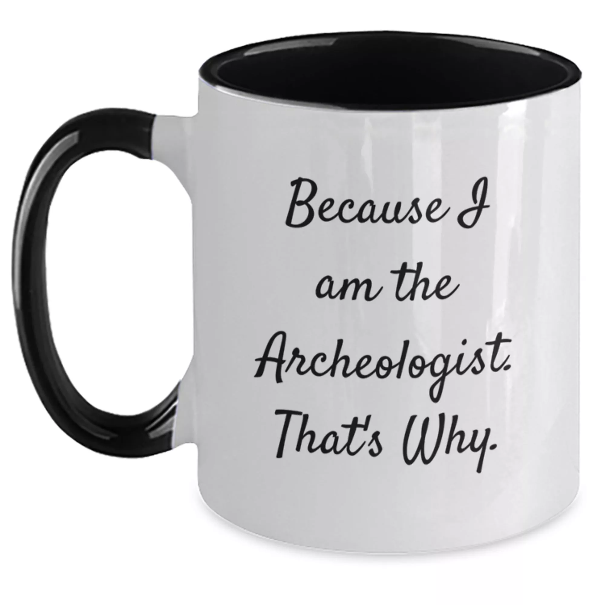 Archeologist Two-Tone Coffee Mug