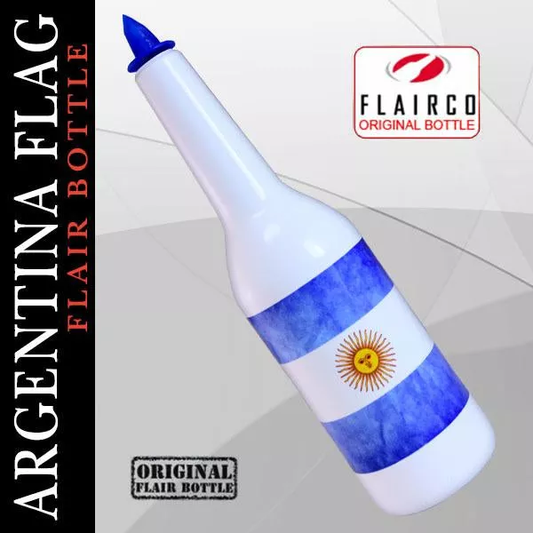 Argentina Flag Kolorcoat Flair Bottle - 750ml