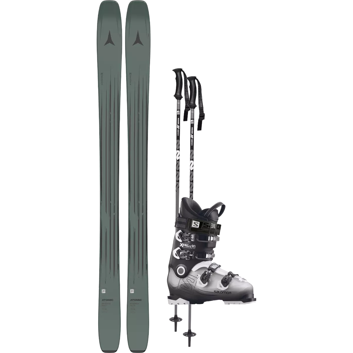 Atomic Maverick 96 CTI Demo Ski Package