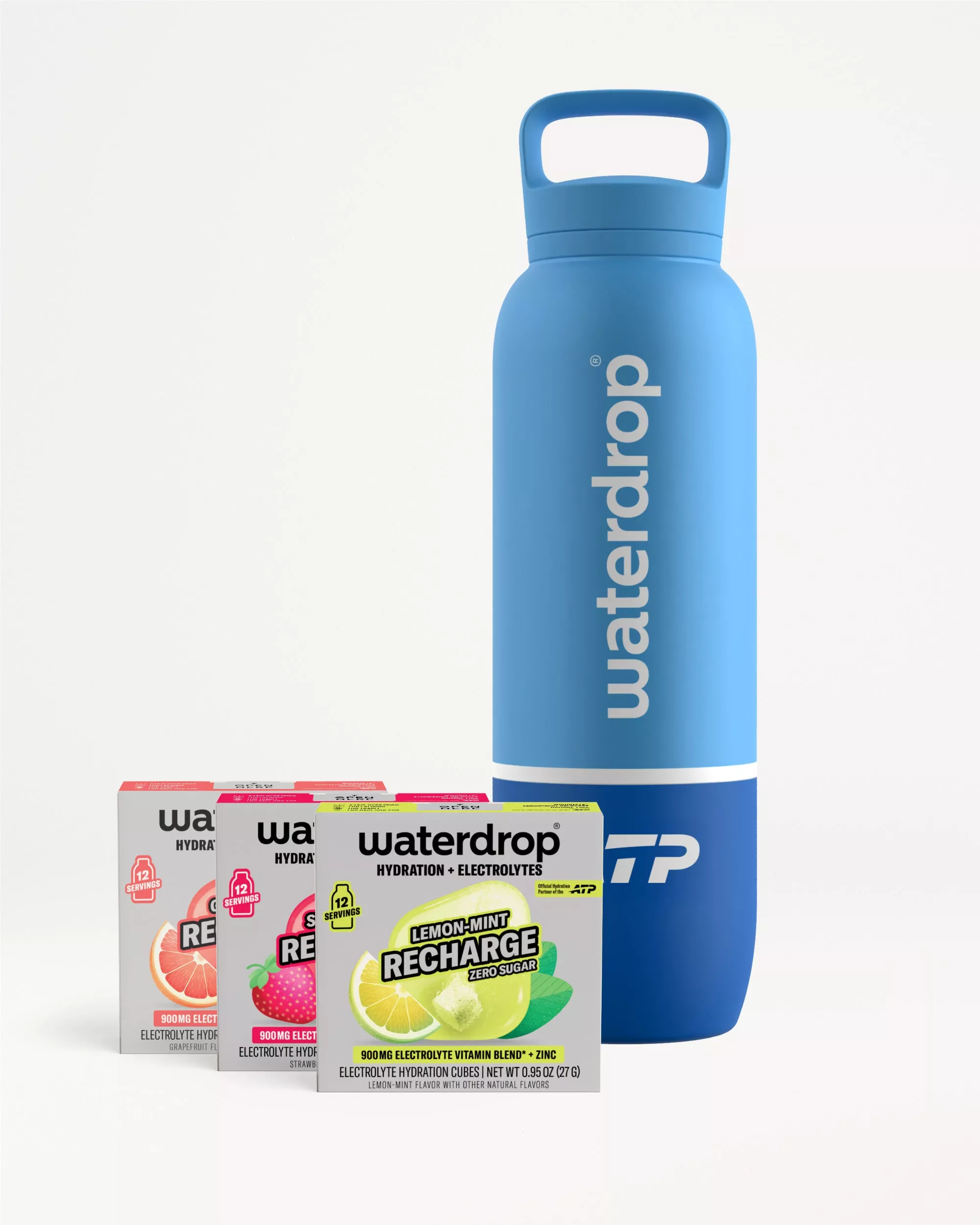 ATP Recharge Set|hard blue&clay red&grass green