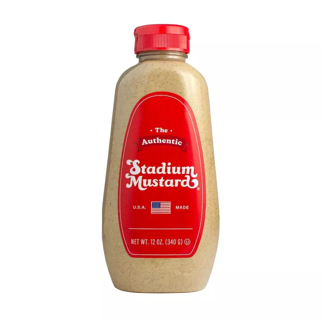 Authentic Stadium Mustard 12 Oz Squeeze Bottles