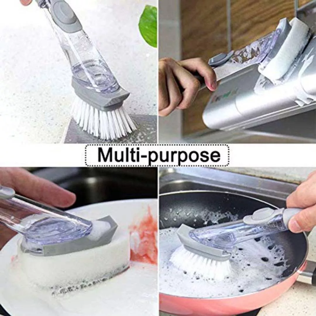Automatic Liquid Tank Kitchen Cleaning Brush