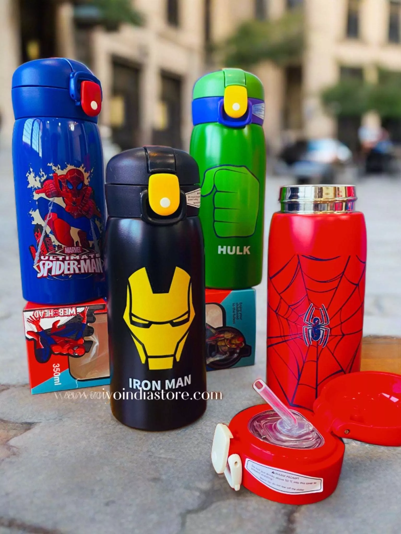 Avenger Sipper Water Bottle for Kids - Fun Design