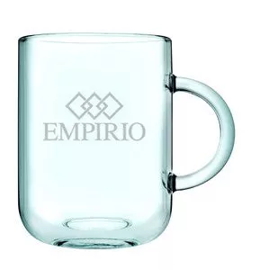 Aware Collection 12oz Recycled Glass Mug - Etched
