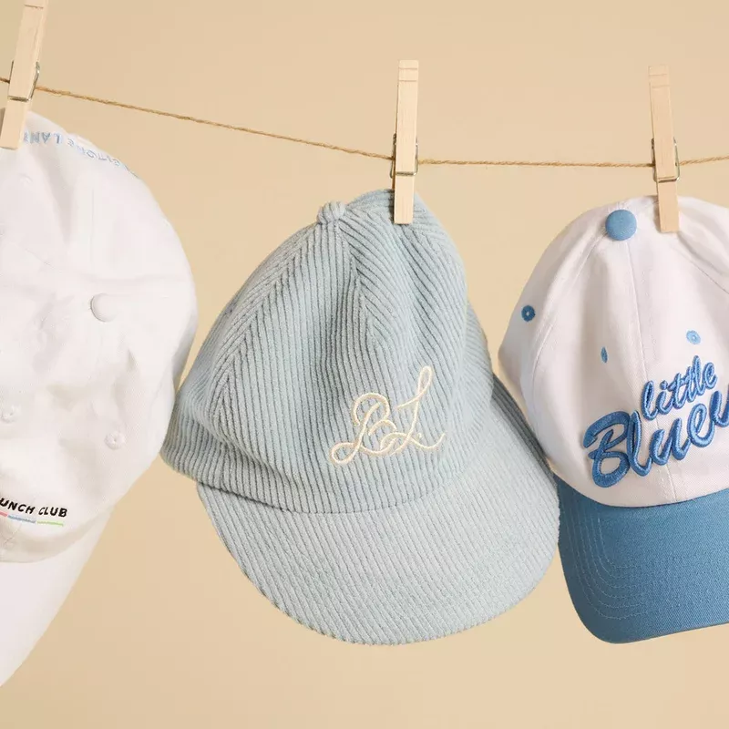 Baby Blue Cord Cap
