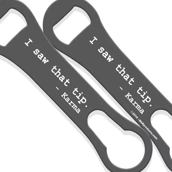 Bad Tip Karma V-Rod Bottle Opener